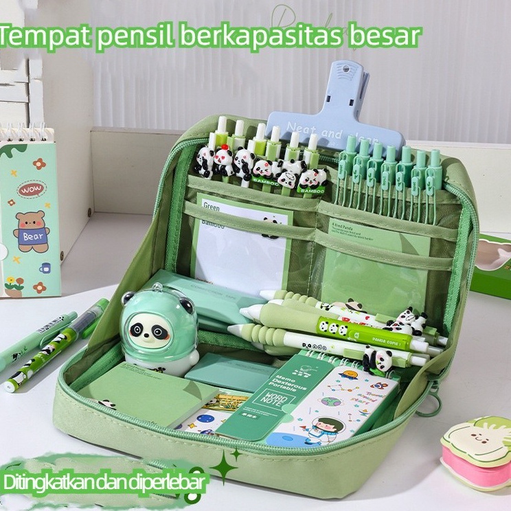 

Produk Favorit Tempat pensil transparan pvc berkapasitas besar di dalam kotak pensil tas alat tulis multifungsi siswa bernilai tinggi