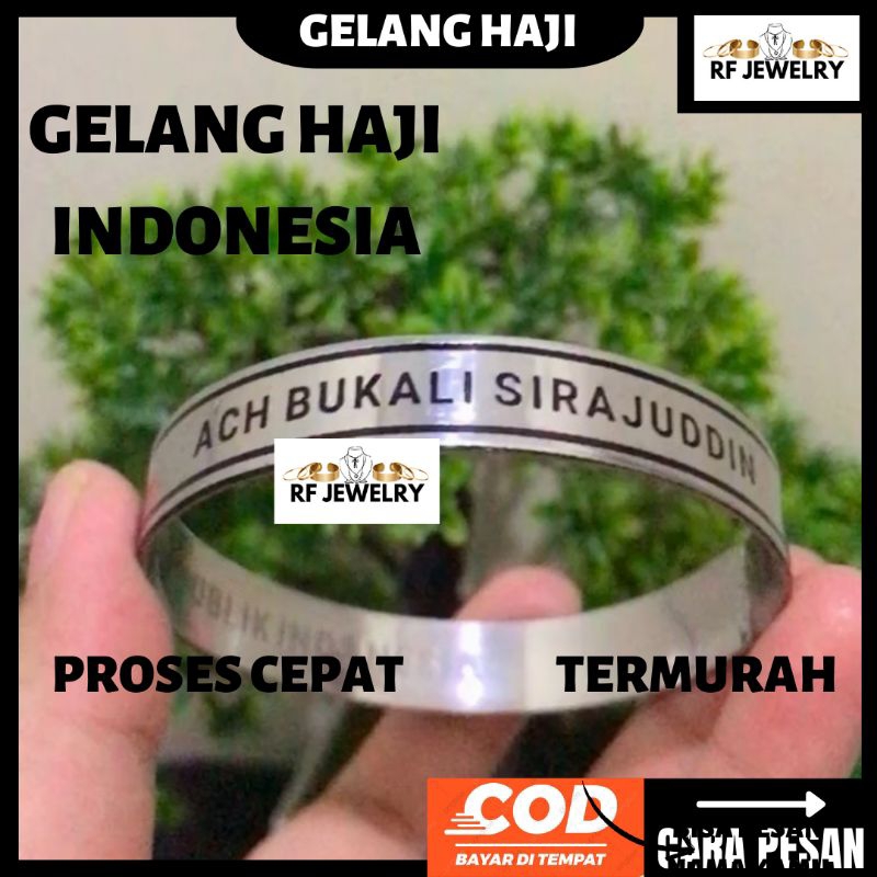 GELANG HAJI INDONESIA GELANG IDENTITAS HAJI
