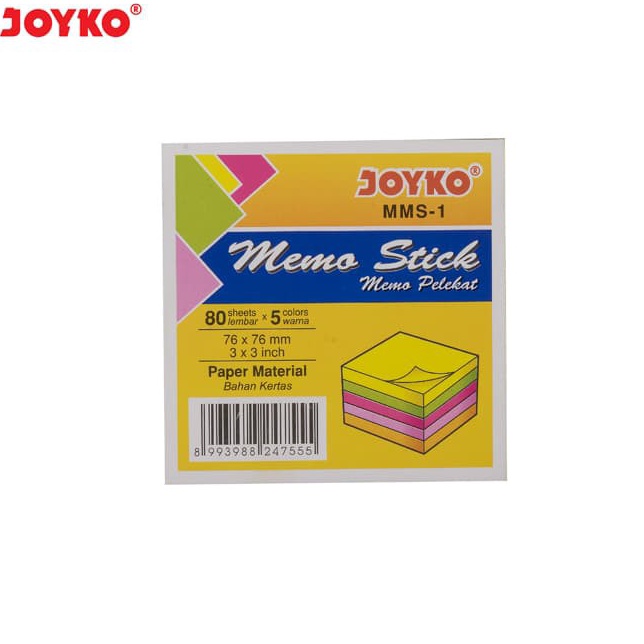 

Diskon Istimewa Memo Stick Sticky Note Kertas Memo Memo Tempel Joyko MMS1