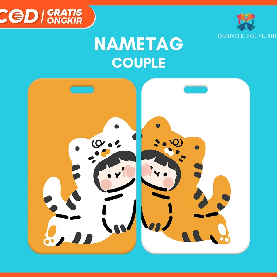 

Sedang Laris N9 Nametag Couple Tanpa Tali Card Holder Pasangan ID Card Couple Tempat Kartu
