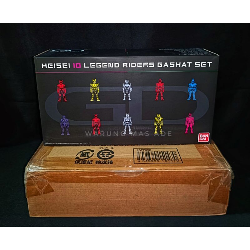 DX HEISEI 10 LEGEND RIDERS GASHAT SET - KAMEN RIDER EX AID