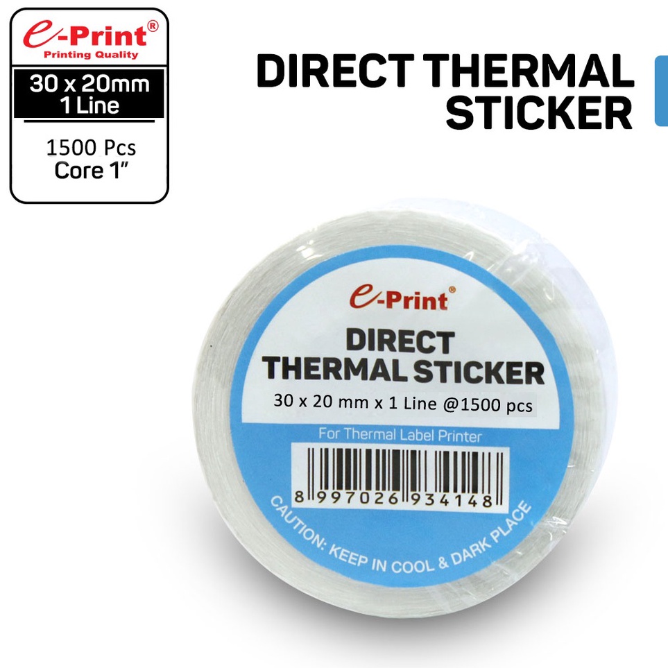 

Grosir ePrint Direct Thermal Sticker Label Barcode 3 x 2 mm