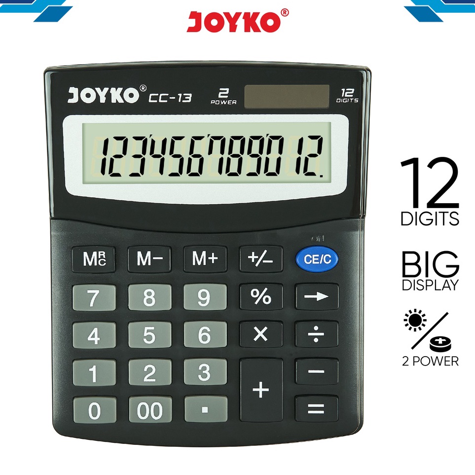 

Paling Favorit Calculator Kalkulator Joyko CC13 12 Digits