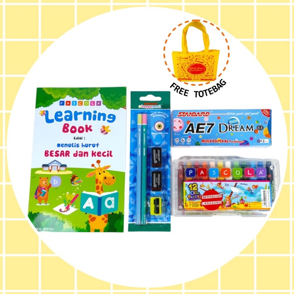 

Garansi Terpercaya Standard Paket Mewarnai 3 Oil Pastel Pulpen Pensil Kayu Buku Tote Bag
