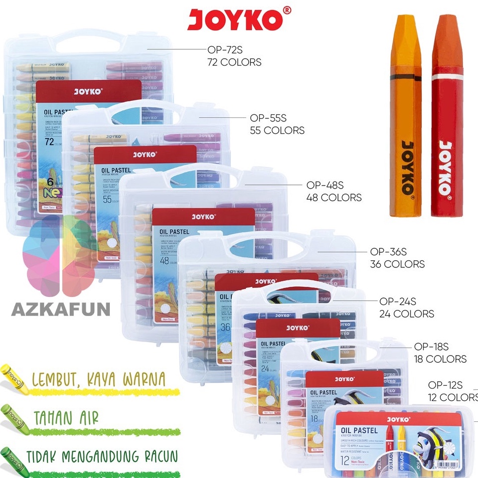 

Hadir Promo Crayon Krayon Minyak Oil Pastel Joyko crayon joyko