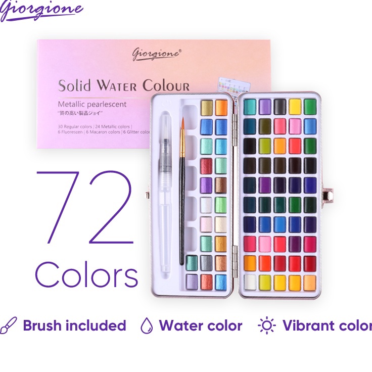 

Garansi Terbaik Giorgione Watercolor Paint Cat Air Free Brush 57291 Warna