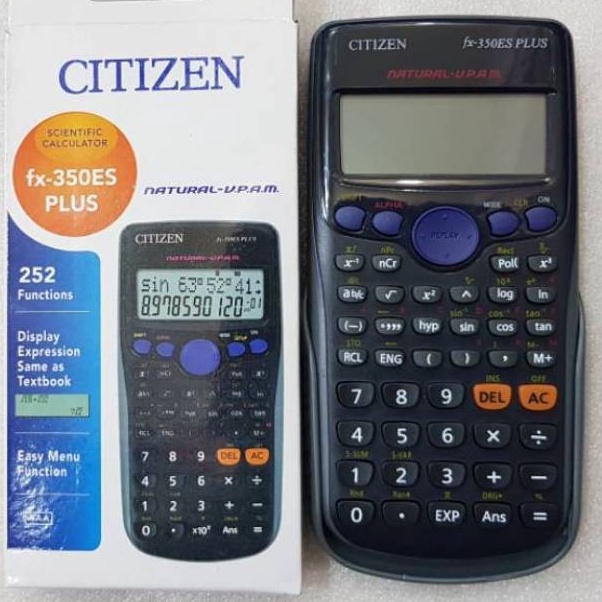 

Produk Populer Kalkulator Scientific Citizen FX 35ES PLUS Komplit 252 functions CT 35 ES PLUS Citizen Fx 35 Es