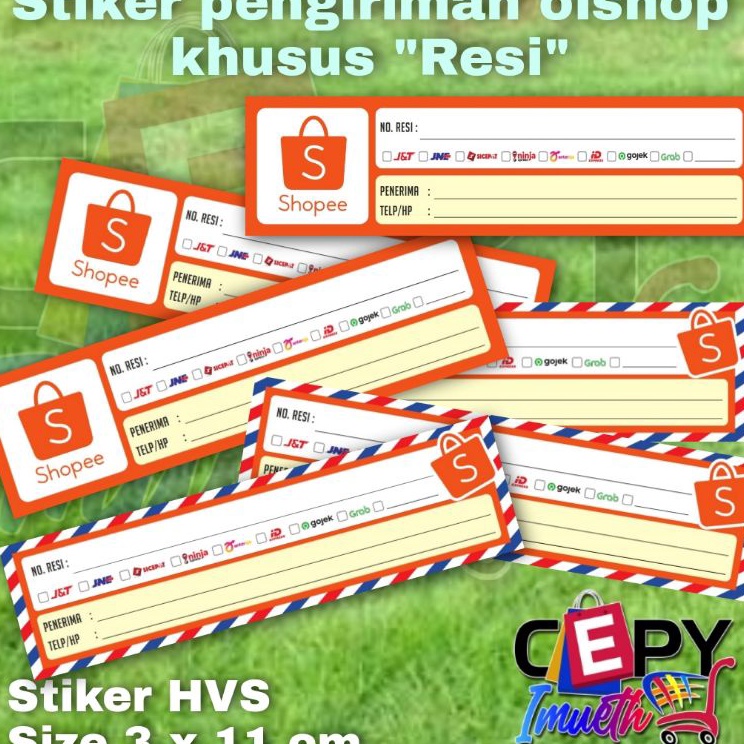 

Gratis Bubble STIKER LABEL PENGIRIMAN OLSHOP KHUSUS RESI ISI 1 PCS