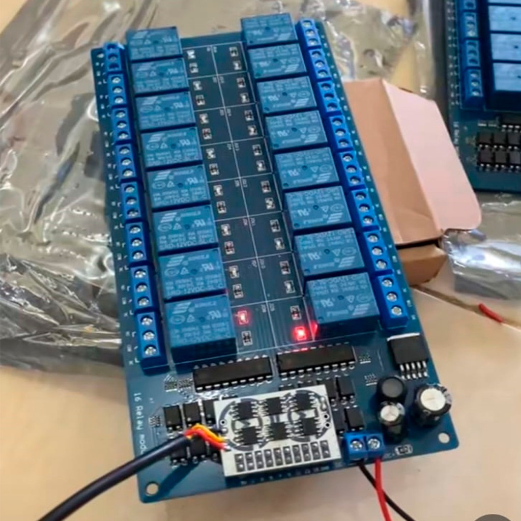 Modul Matrix Biled SMC V.1 ESP01 dan PCB Decoder 16CH tanpa terminal relay