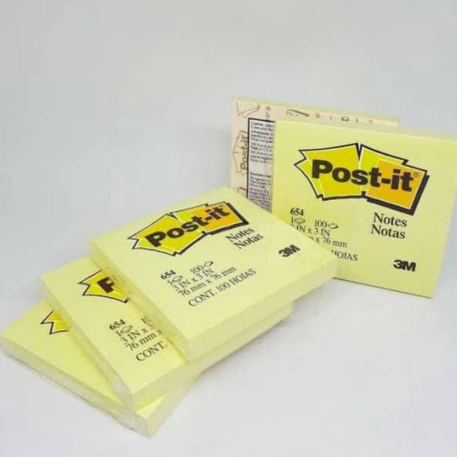 

Special Order POST IT 3M ORI 654Memo Tempel 3M 654Memo Sticky NotesPembatas Buku