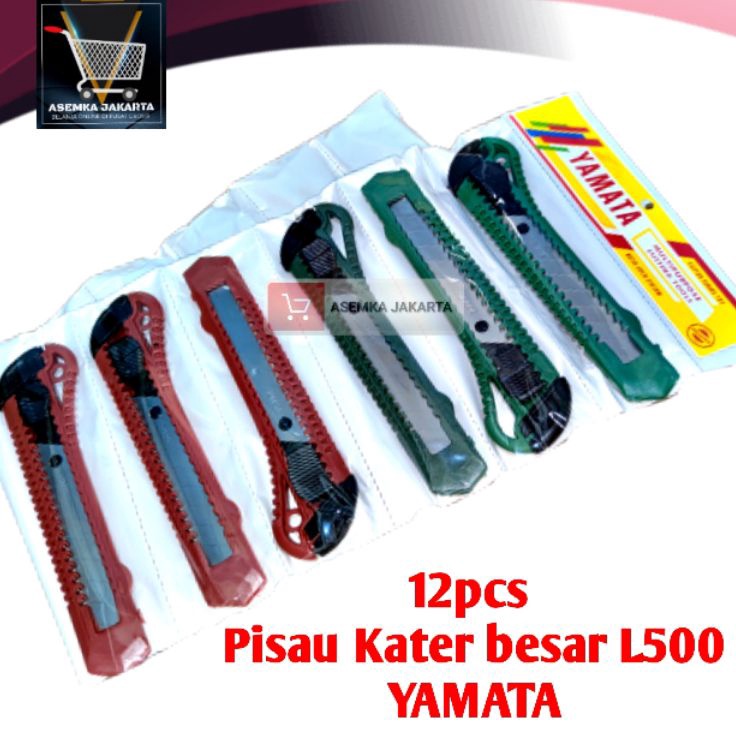 

Grosir Baru AJ Pisau kater cutter Besar L5 kater YAMATA Grosir 12pcs