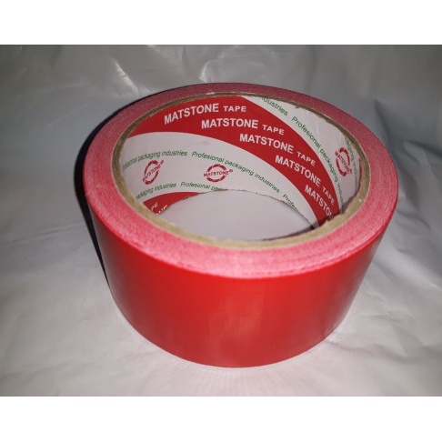 

Lebih Keren Lakban kain merah 2 inch x 11 meter cloth tape 48mm x 11 meter matstone