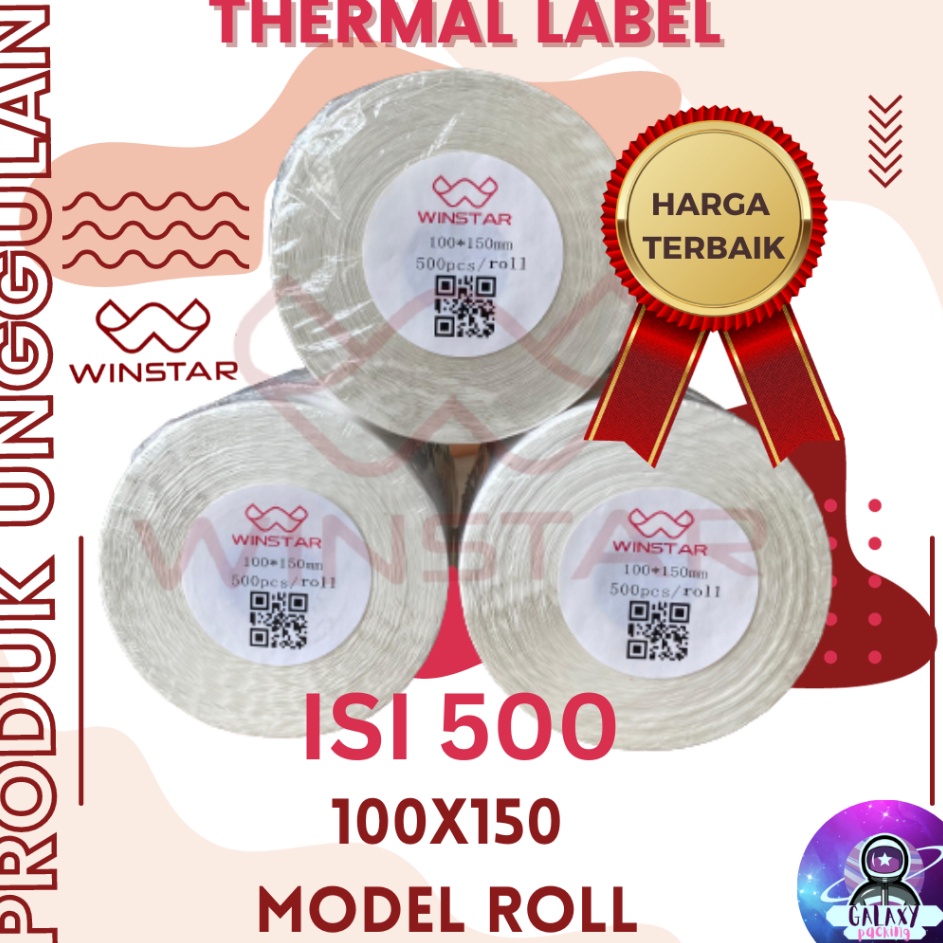 

Kejar Harga THERMAL LABEL 1x15 5pcs MODEL ROLL BARCODE UKURAN A6