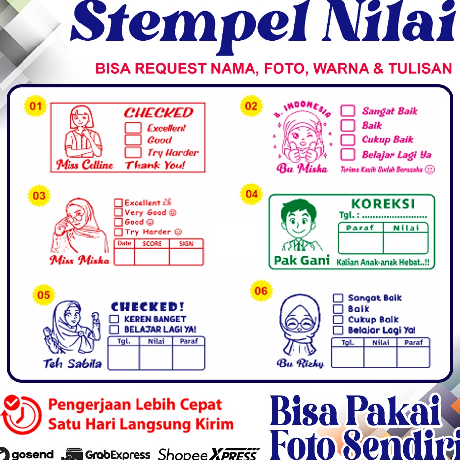 

Top Delivery Stempel Nilai Guru Stempel Checked Stempel Reward BISA CUSTOM SUKA SUKA