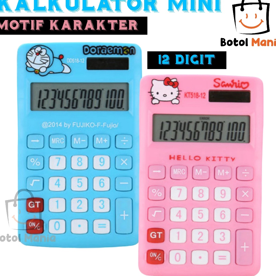 

Stock Ada BM KALULATOR KARAKTER CALCULATOR KALKULATOR MINI MOTIF KARAKTER KALKULATOR MINI 12 DIGIT