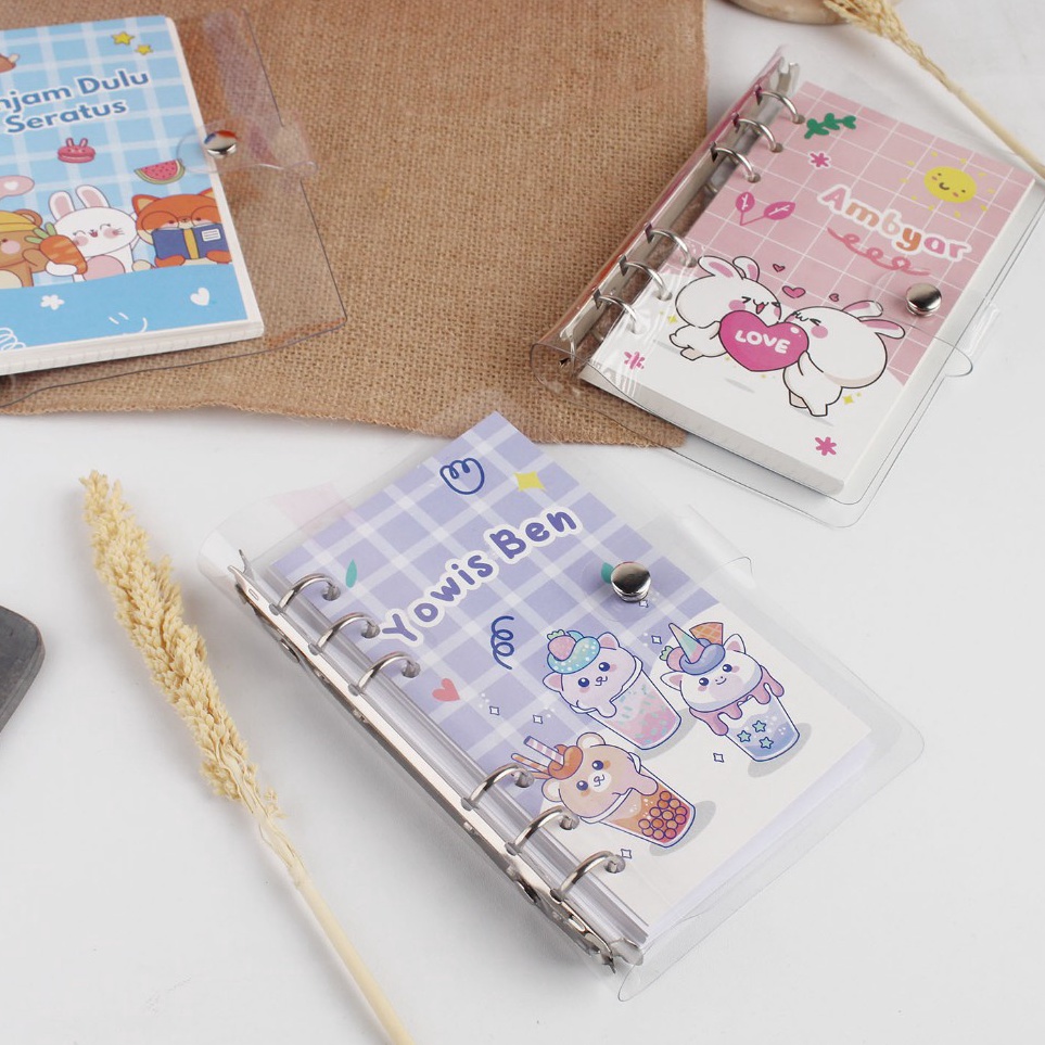 

Super Shopping Bukuqu Binder untuk A6 Kertas Binder Agenda Buku Isi Ulang