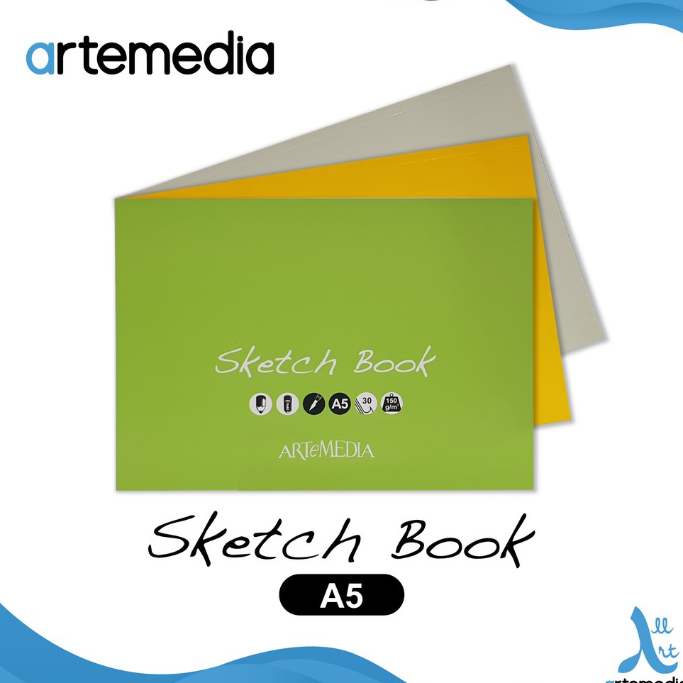 

Special Favorit Kertas Gambar Artemedia A5 Drawing Paper Pad Sketchbook