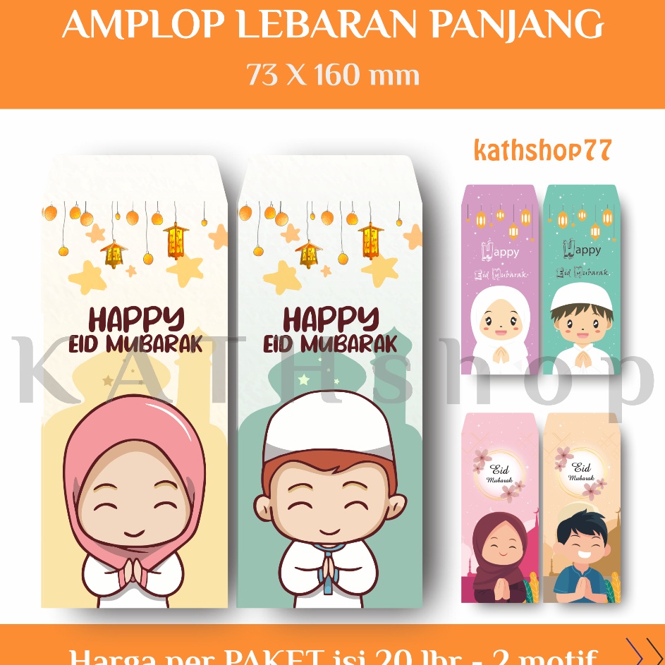 

Harga Terbaik PRoMo KATHshop 2 lbr 2 motif AMPLOP THR Lebaran Idul Fitri PANJANG KIDS edition