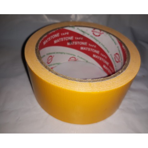 

Diskon sd 7 Lakban kain kuning 2 inch x 11 meter cloth tape 48mm x 11 meter matstone