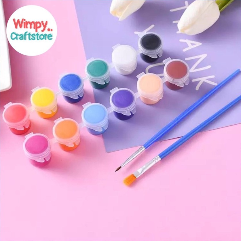 

Harga Spesial Cat Akrilik Cat Acrylic Alat Lukis Cat Air Cat Lukis Kuas Lukis