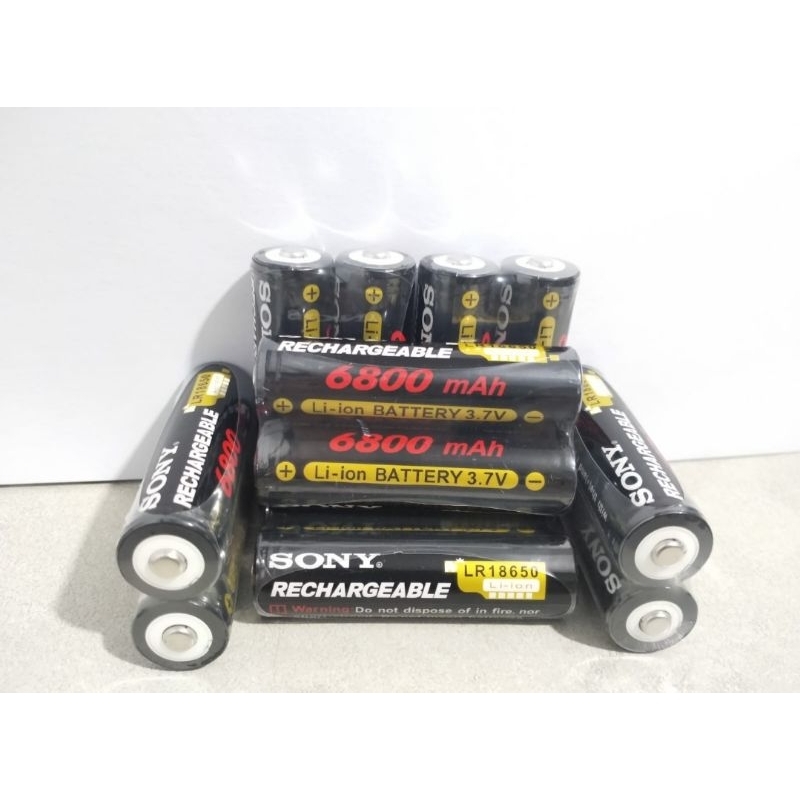 BATERAI SONY 6,800 MAH 18650 3,7 VOLT