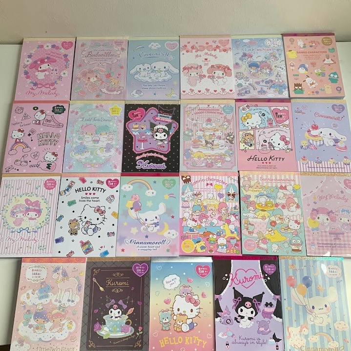 

Super Potongan Memopad 8 Design Notes Notepad Catatan Kecil Buku Notebook Sanrio Kuromi Cinnamoroll My Melody Hello Kitty Lucu Unik Kado Hadiah Gift
