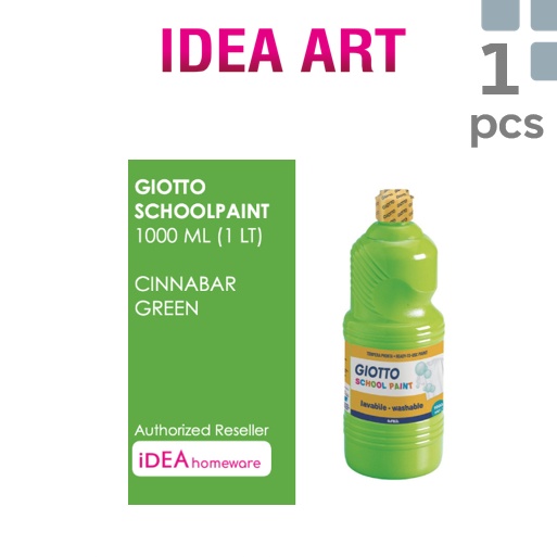 

Grosir Resmi Giotto School Paint Cinnabar Green Hijau Muda 1 ml Cat Air Poster Lukis Super Washable 1 L