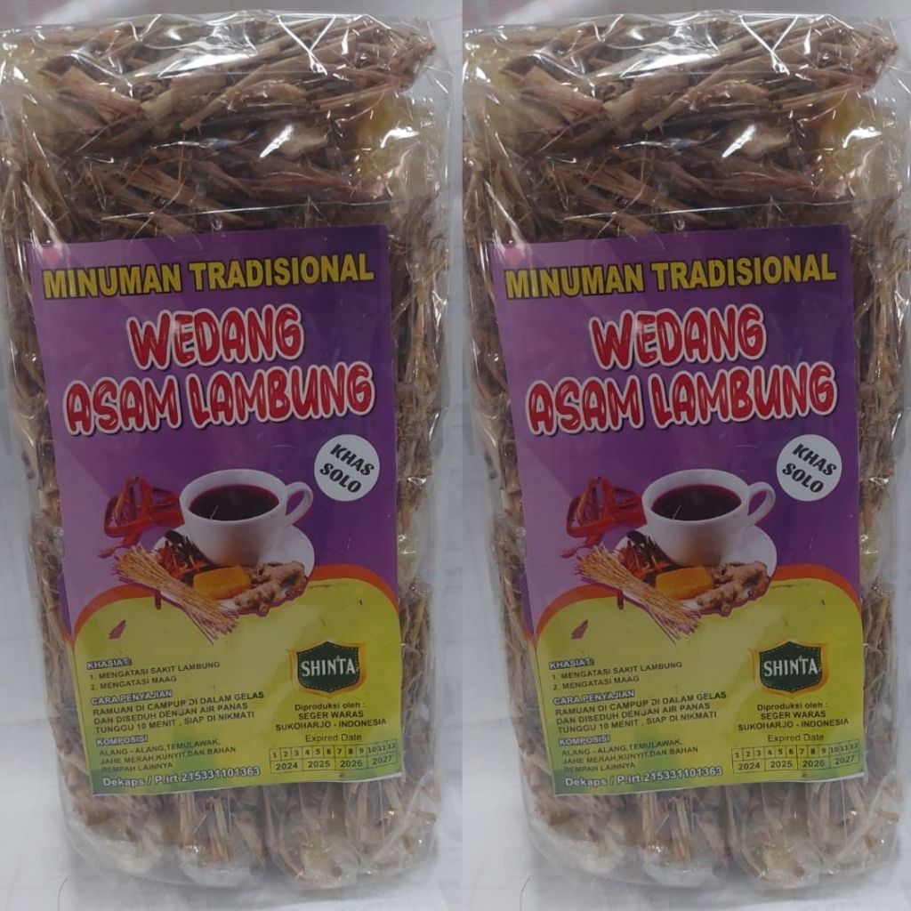 

WEDANG ASAM LAMBUNG/ MINUMAN TRADISIONAL MENGOBATI ASAM LAMBUNG ISI 10 SACHET