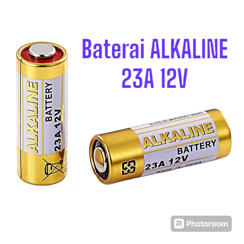 BATERAI ALKALINE 23A 12V / BATERAI KECIL ALKALINE / BATERAI BEL
