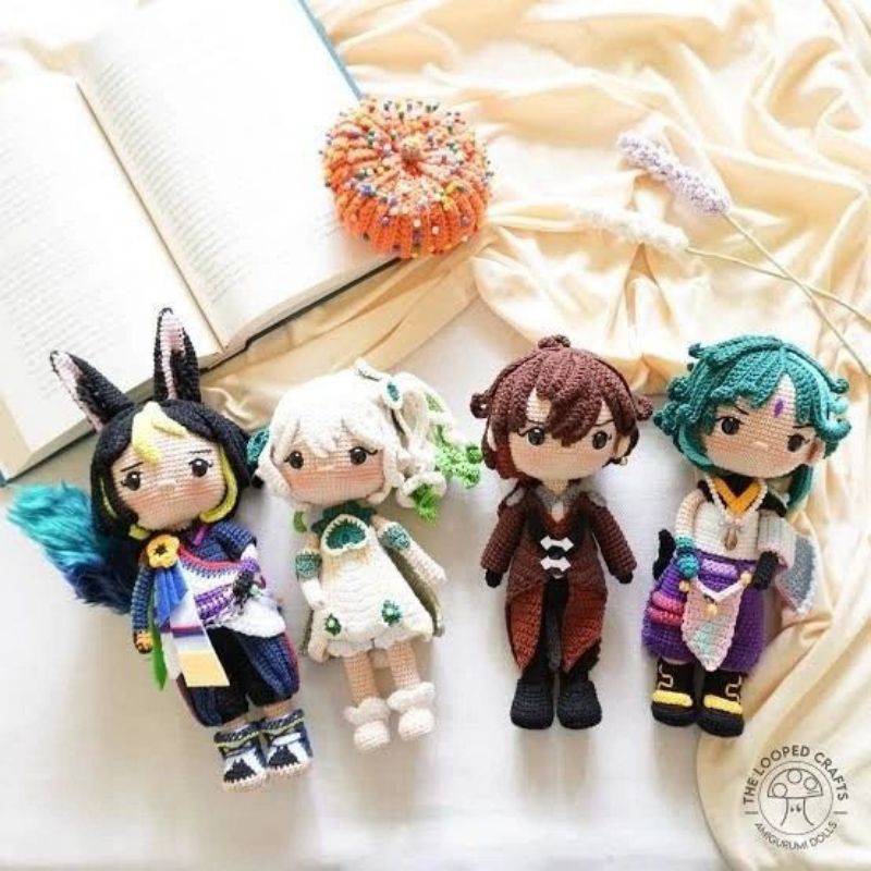 Crochet Doll Anime | Boneka Rajut Anime | Custom Anime