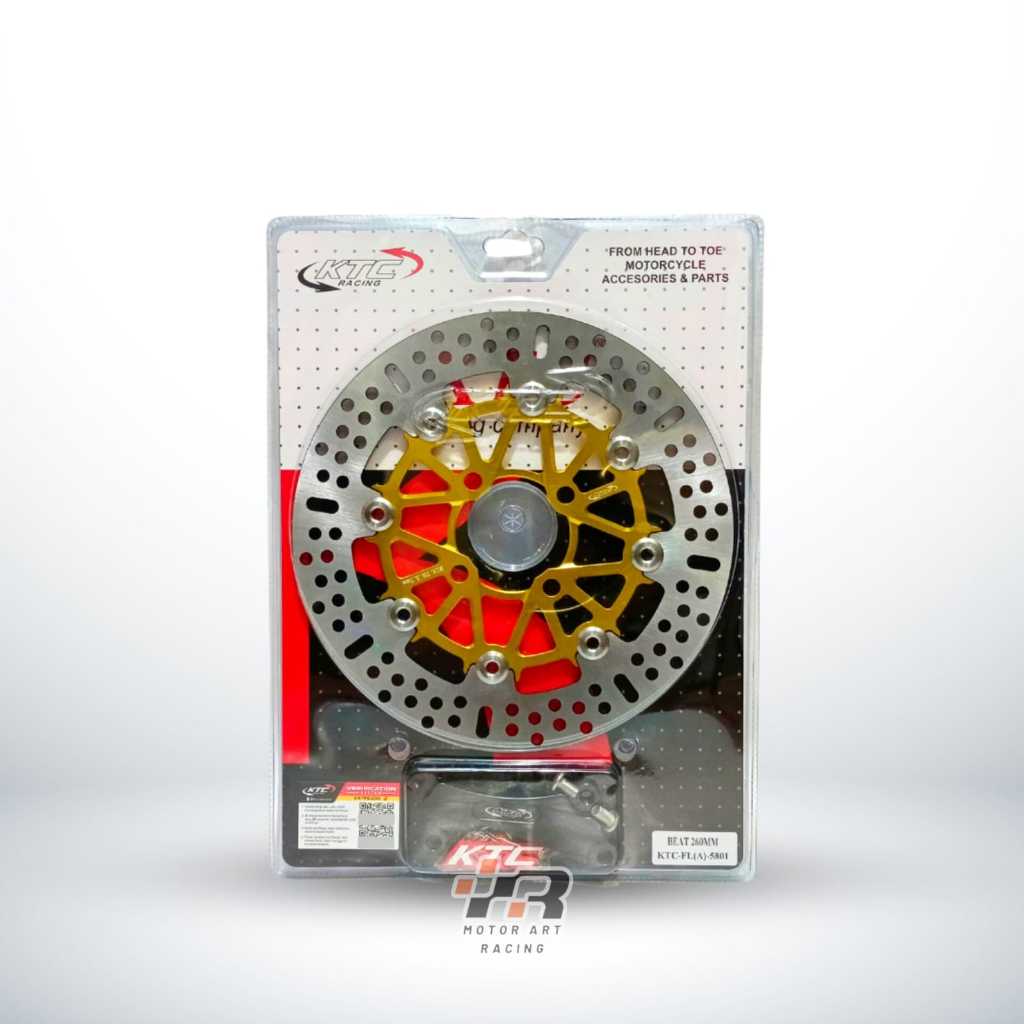 DISC BRAKE CAKRAM PIRINGAN DEPAN BEAT, PCX, NMAX, VARIO KTC ORIGINAL