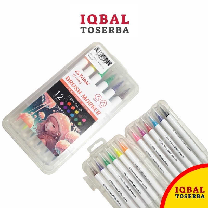 

BRUSH MARKER TRIFELO 12 WARNA/BRUSH TRIFELO/ATK