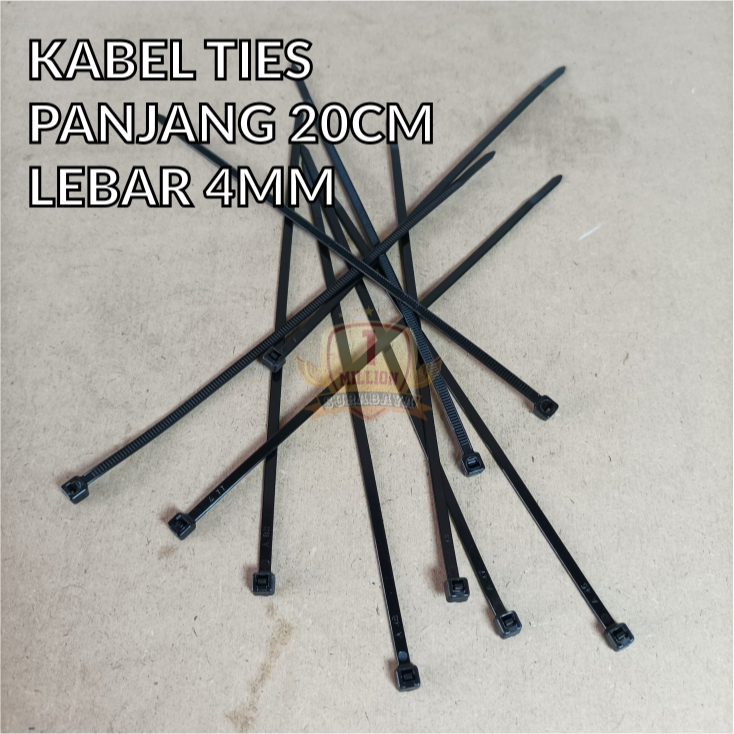 

kabel ties/kabel tis/cable tis hitam/putih 20cm
