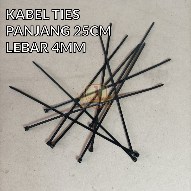 

kabel ties/kabel tis/cable tis hitam/putih 25cm