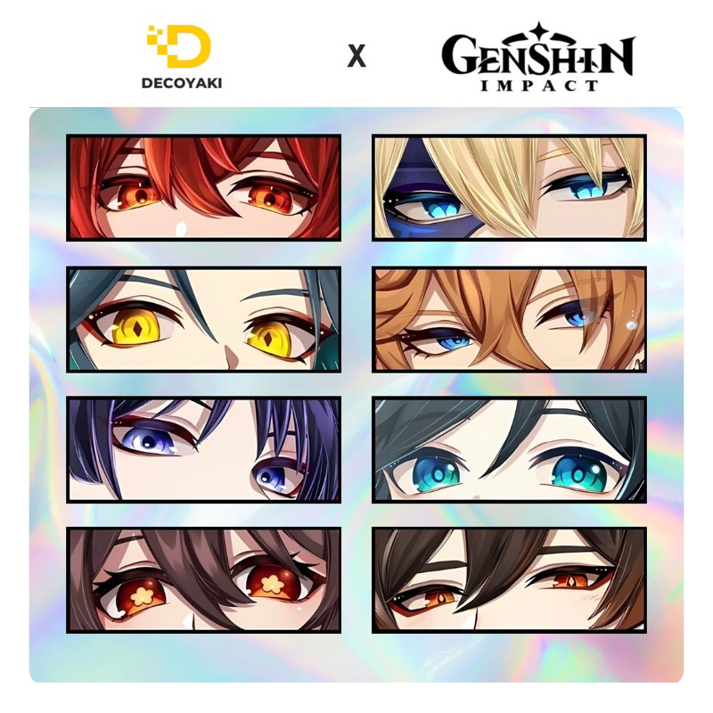 

Sticker Slap Hologram Genshin Impact, Stiker Hologram Genshin Impact