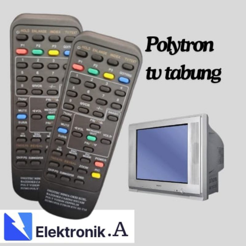 REMOTE TV TABUNG POLYTRON MINIMAX