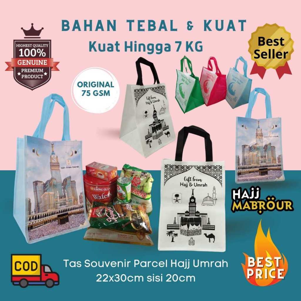 

Tas Souvenir Parcel Lebaran idul fitri Umroh Haji Hantaran Bingkisan Puasa Marhaban Ya Ramadhan