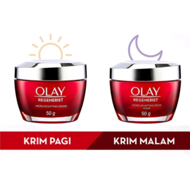 Olay cream siang + malam 50gr