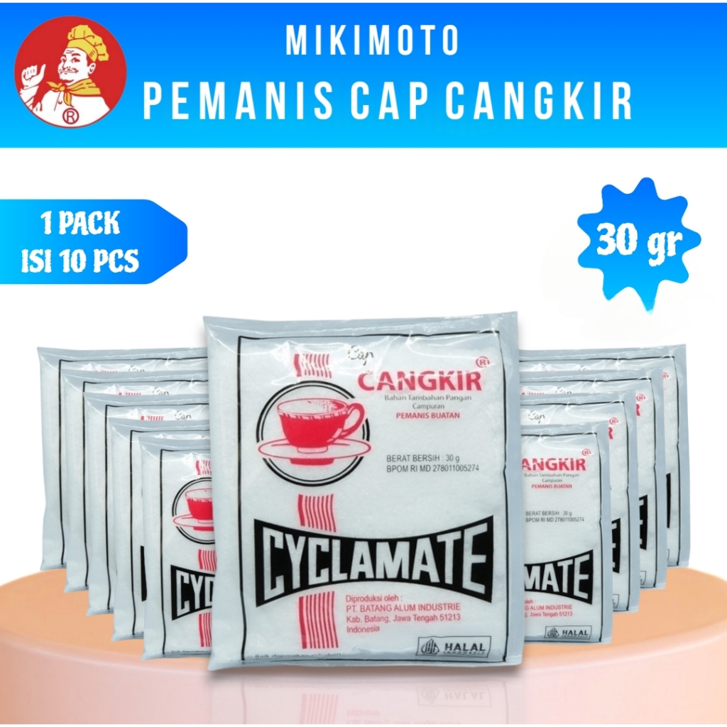 

CAP CANGKIR Pemanis Cap Cangkir Sari Manis / Pemanis Makanan Dan Minuman CC 30 - Kemasan 30gr (1 Pack Isi 10 Pcs)