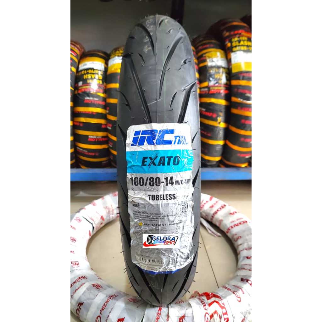 Ban IRC 100/80-14 Ring 14 Tubeless ban matic 100/80-14 ban irc 100/80-14 ban ring 14 ban motor ring 