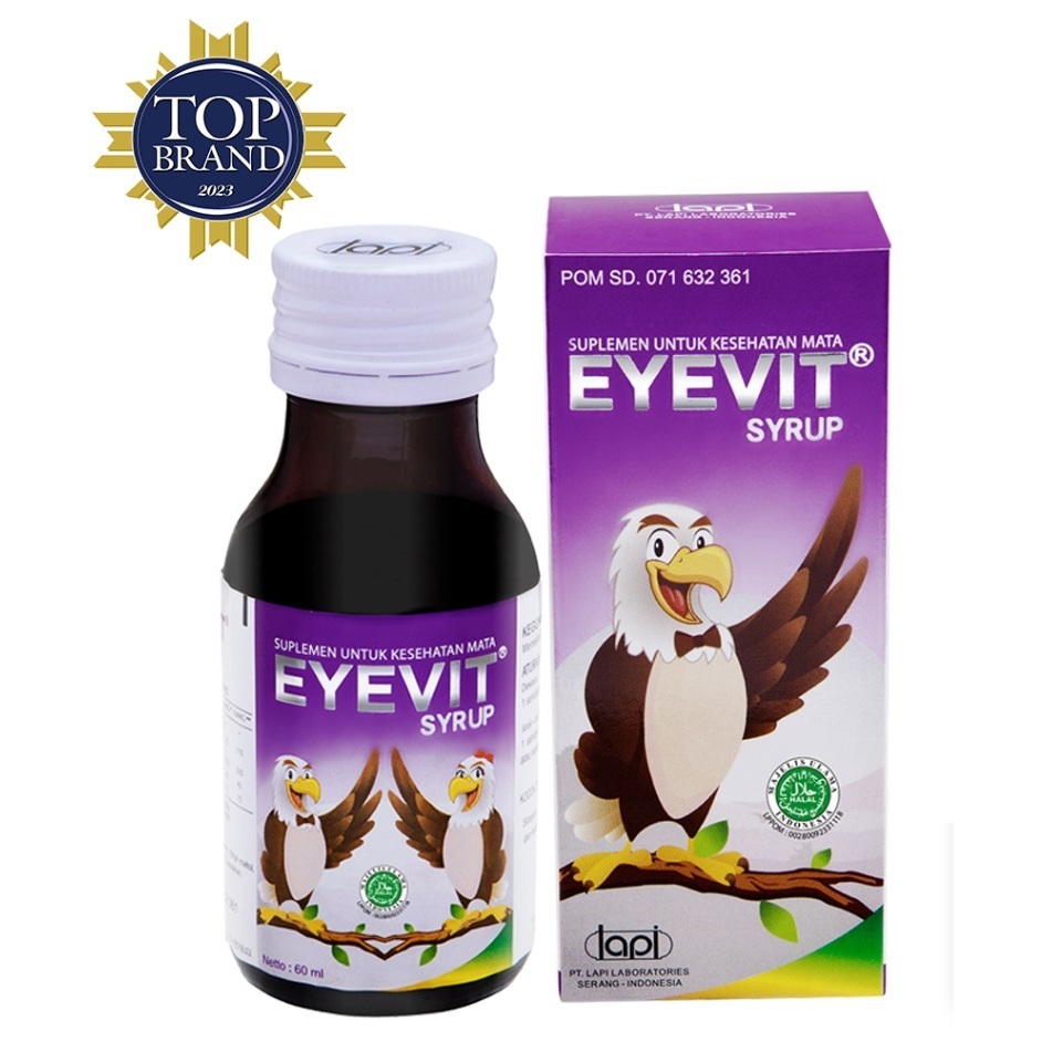 Eyevit Sirup 60 ml - Vitamin Mata Anak - Kesehatan Mata Anak