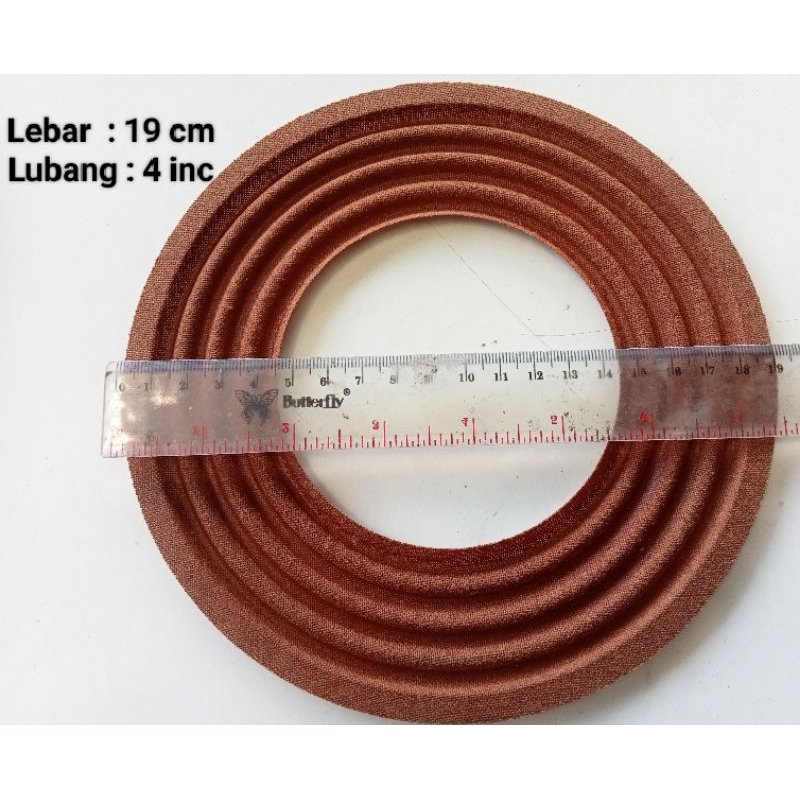 Damper Speaker 18 inc/ 15 inc Labar 19 cm Lubang 4 inc