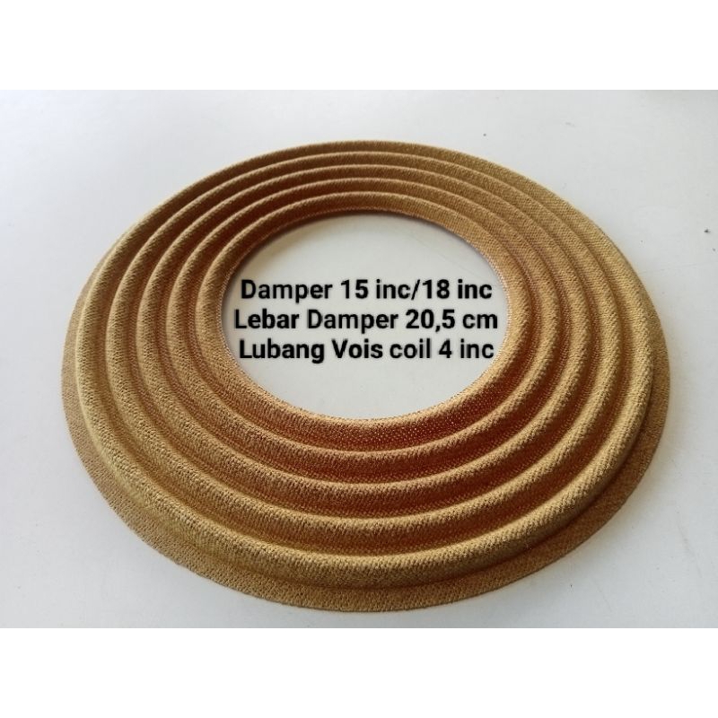 Damper Speaker 15 inc/ 18 inc Lubang 4 inc Lebar 20,5 cm