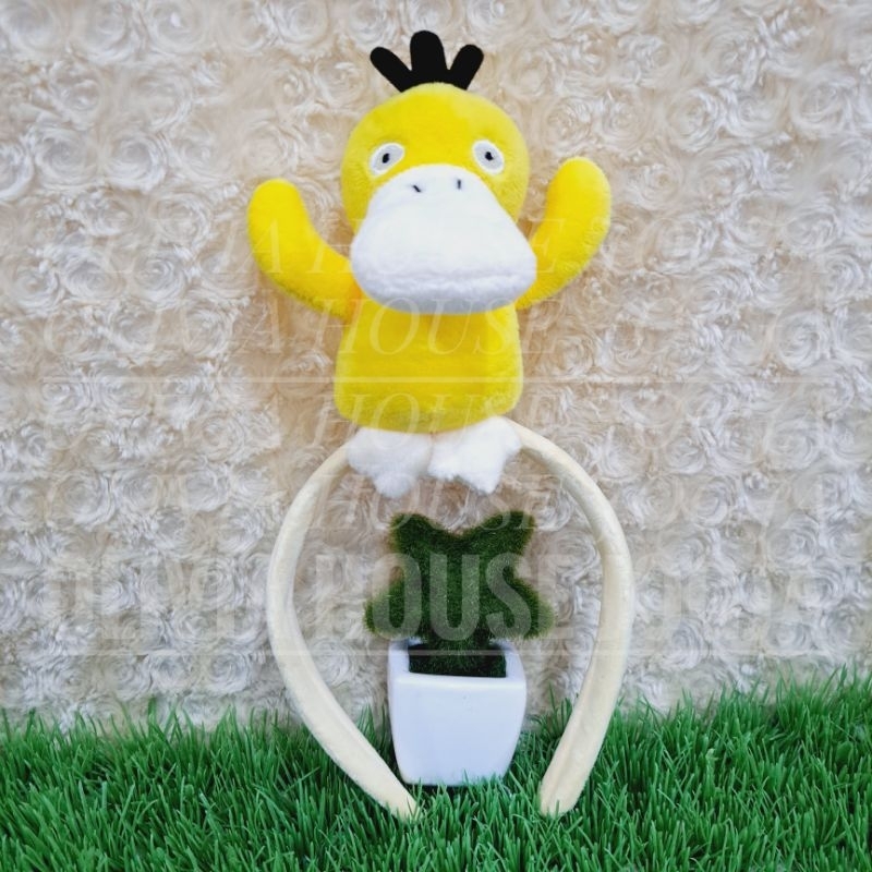 Bando Psyduck Fullbody Kuning Bando Fullbody Psyduck Pokemon Headband Psyduck Fullbody