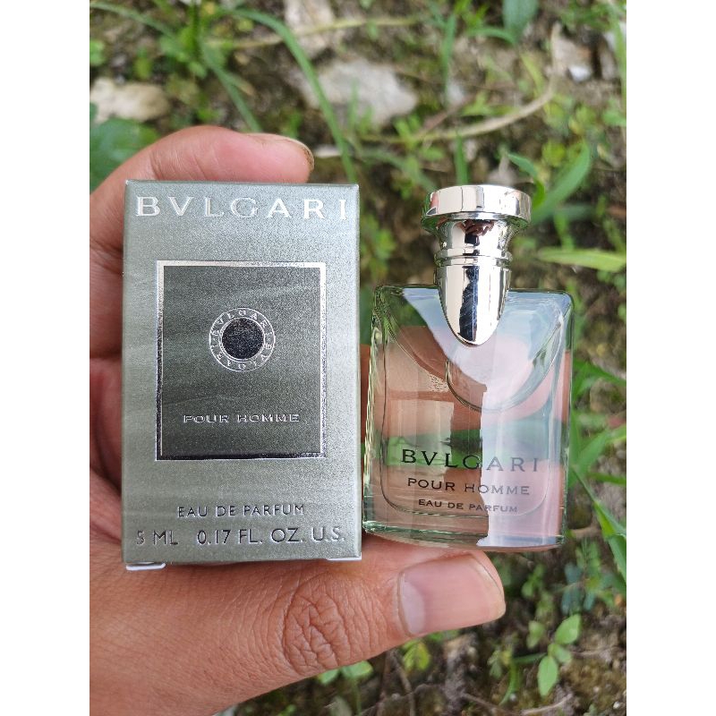 miniatur parfum BVLGARI POUR HOMME EDP 5ML