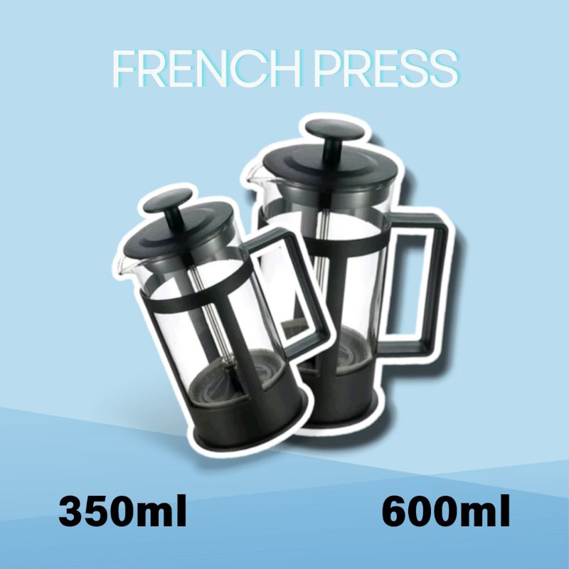 french press 350ml (alat kopi french press)