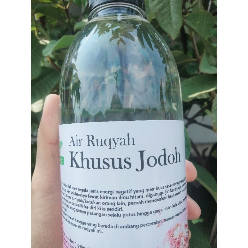 

AIR RUQYAH 1 LITER KHUSUS JODOH GRATIS BOOSTER AURA & KONSULTASI SEPUASNYA