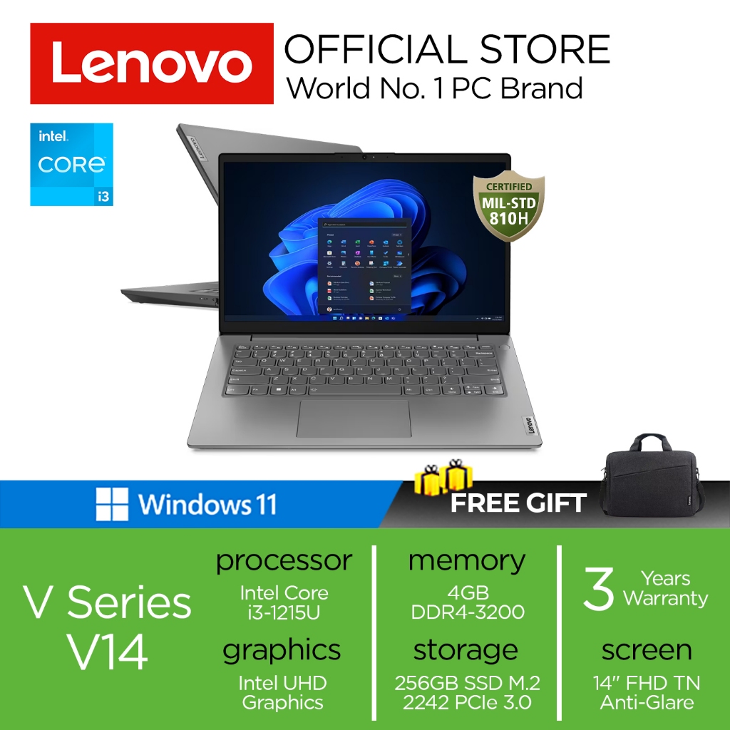 Lenovo V14 G3 IAP | i3 1215U 4GB 256GB W11