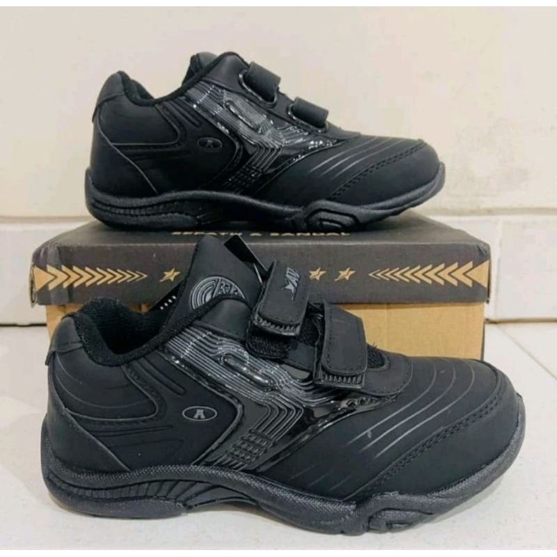 Sepatu Anak Sekolah Pro ATT LST / Pro ATT JAGUAR / Sepatu Sekolah Anak Hitam