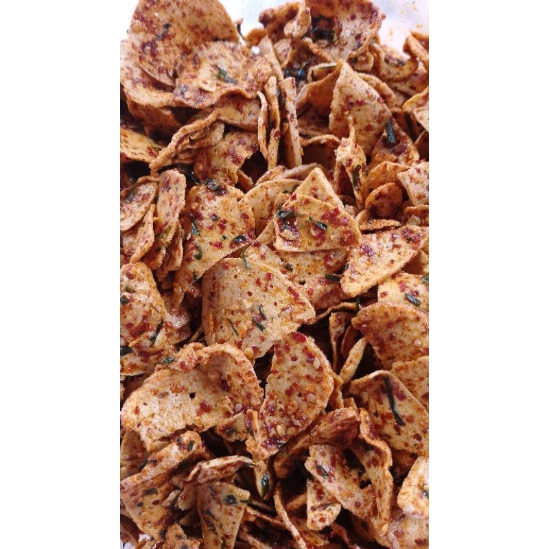 

Basreng pedas daun jeruk